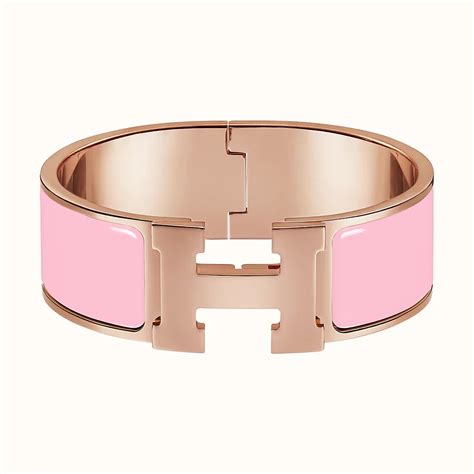 hermes clic h pink|hermes clic clac h.